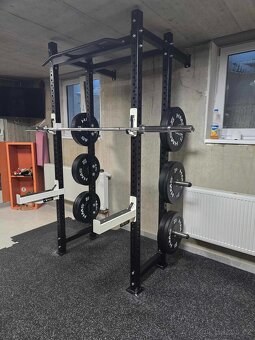 Dřepovací klec - power rack, masivní konstrukce, nové - 8