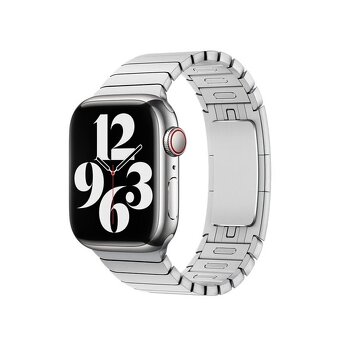 Nový řemínek Apple Watch 38/40/41 mm Silver Link Bracelet - 8