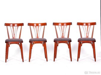 4x těžké masivní židle po přečalounění. - 8