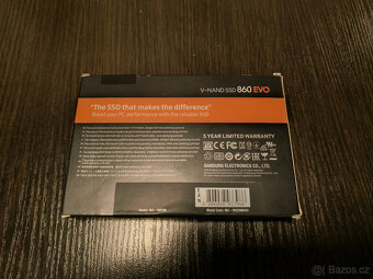 2x nový SSD disk 250GB Samsung 860 EVO - 8