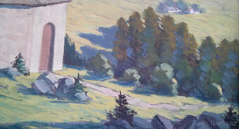 Horská krajina s kaplí (Šašek Mirko) - 8