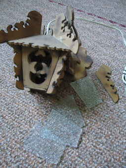 Nástěnná lampička - 2x, ruční výroba - vše originální - 8