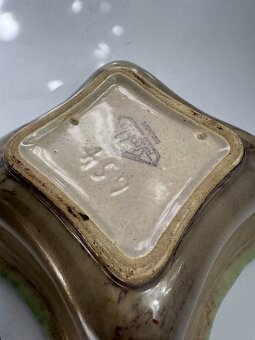 Keramická glazovaná dóza na bonbóny, cukřenka Strehla Kerami - 8