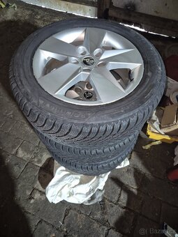 Sada alu kola octavia 3 205/55r16 nové - 8