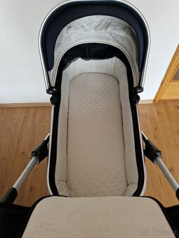 Trojkombinovaný kočárek Moon Rocca Navy - 8