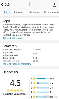 Odvlhčovač vzduchu Siguro DH-B200W Platypus - 8