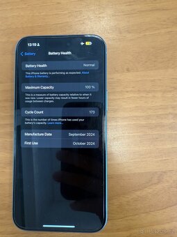 Iphone 16 plus 256 gb - blue - 8