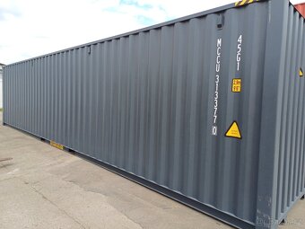 Lodní kontejner 40´ HC po první cestě, RAL 7016 - 8