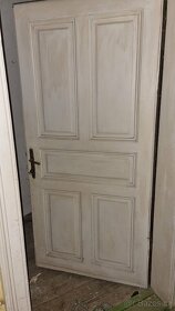 Starožitné vnitřní dveře - 6 ks dveří, 5 ks zárubní - 8