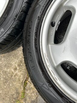 Alu kola Mercedes 5x112 + letní pneu 195/50/15 - 8