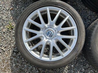 Alu orig letni sada Volkswagen GT 5x112 7J ET54 225/45 R17 - 8