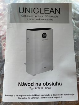 Čistička vzduchu UNICLEAN s UVC lampou a smart wifi ovládání - 8
