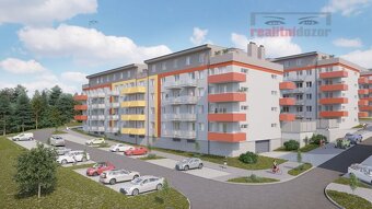 Pronájem částečně zařízeného bytu 1+kk  s balkonem, ul. Hlin - 8