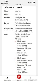 Izolační okna trojskla Profine - 8