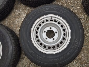 Ocel sada Toyota 7x17 6x139,7 + letní pneu 245/75/17 - 8
