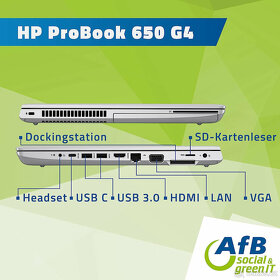 HP Probook 650 G4 - i5-8350u/ 16 GB / 500 SSD/ FHD + Office - 8