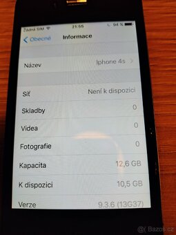 iPhone 4s 16gb Black - 8
