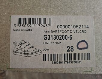 Tenisky Froddo barefoot vel. 28 base - 8