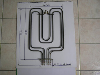 Sporákové topné těleso horní s grilem - 8