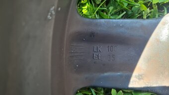 Alu kola Borbet 5x100 R16, 7,5" + gumy 205/55/R16 - 8