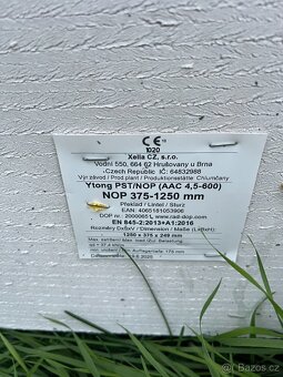 Yton nosné a nenosné překlady, Ztracené bednění 40 mm ZB - 8