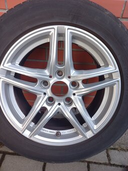 Prodám  kola 5×120 + Letní pneu 205/60 R16 - 8