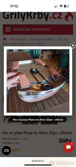 Pec na pizzu Piana na dřevo Ziipa - cihlová - 8
