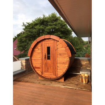 Sauna Marivox, venkovní finská sauna, zahradní sauna - 8