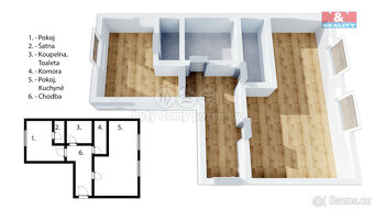 Prodej bytu 2+1, 55 m², Karviná, ul. Havířská - 8