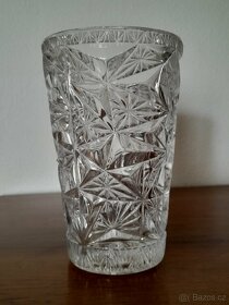 Retro skleněná váza - 8