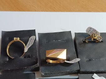 Zlaté prsteny 585/1000 14kt - 8