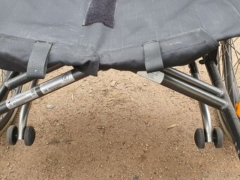 extra široky invalidní vozík XXL, 180kg - 8