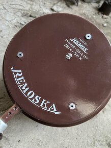 Smaltovany plech, imitace kachle,Remoska - 8