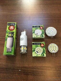 Predam nove led ziarovky patice GU 10, E 27, E 14, G 9, G 4: - 8
