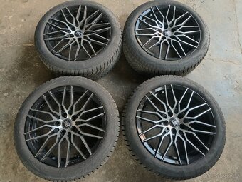 Alu kola 5x112 Zánovní 17" včetně celoroční pneu - 8