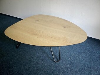 Konferenční stolek Masura – 110 cm, kapkový tvar - 8