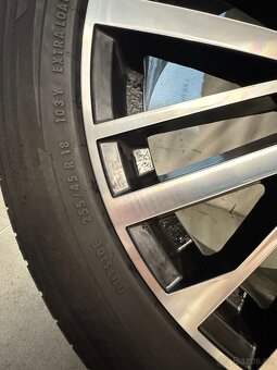 Alu kola 5x120 r18 + sada letních pneumatik 255/45 r18 - 8