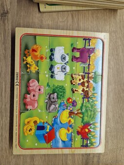 dřevěné puzzle - 8