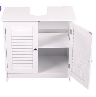 Set tří koupelnových skříněk Sconto Jarell - 8