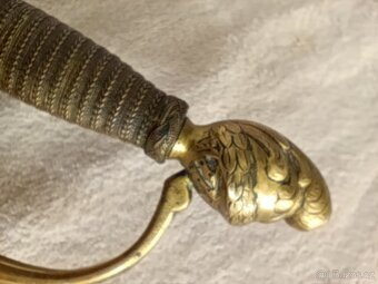 Francouzský gravírovaný důstojnický kord - 1790-1820 - I.C.B - 8