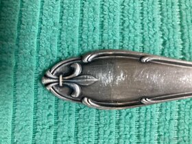 Luxusní starožitný příbor zn. AWS WELLNER - 6 párů - 8