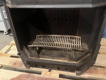 Celolitinová krbová vložka s panoramatickým sklem - 8