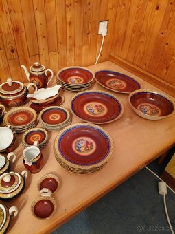 Set porcelánu Tři grácie Moritz Zdekauer Czechoslovakia - 8