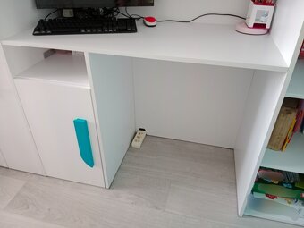 Patrová postel Mirjan se skříní a stolem, palanda - 8