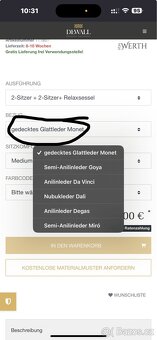 nová luxusní kožená sedací soupravu značky Vibe SG - 8