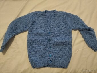 Ručně pletené svetříky vel.98/104 - 8