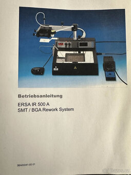 Přepracovací stanice Ersa IR500 BGA s mnoha doplňky - 8