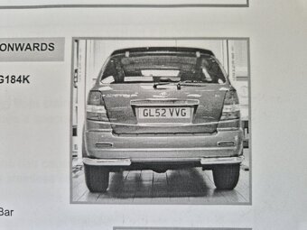 ochranný chromový rám zadního nárazníku Kia Sorento model 20 - 8
