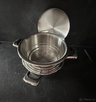 Stohovací parní systém Zepter - hrnec a parní nadoba 5,5L - 8