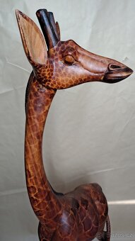 Žirafa dřevěná 155 cm - 8